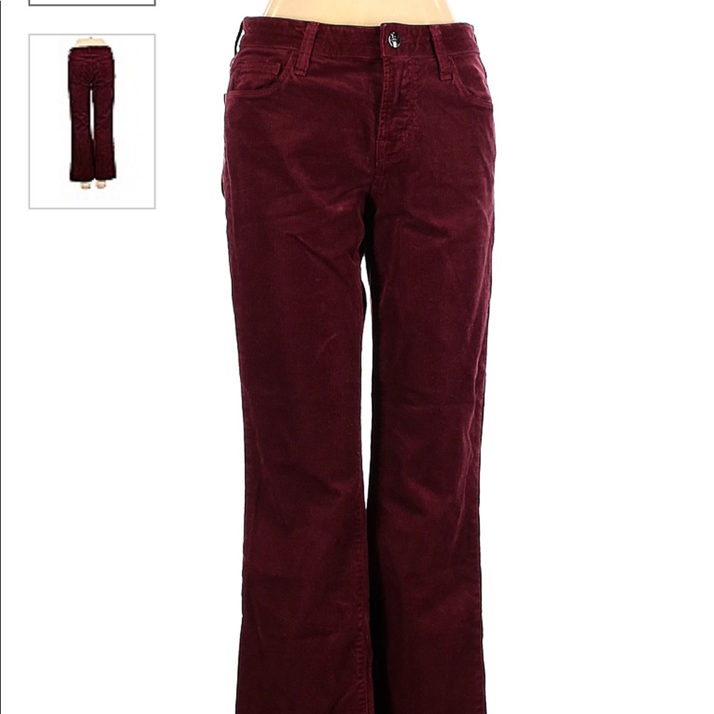 J Brand Cord Burgundy Pants
